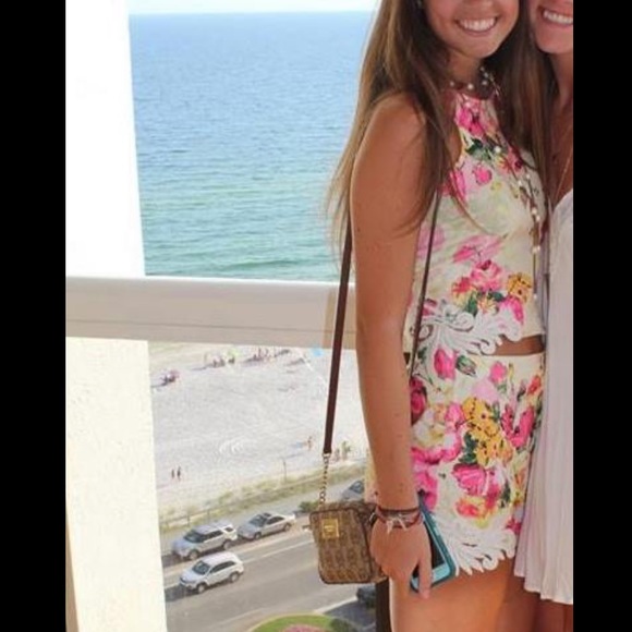 Two piece floral print set - Picture 1 of 6